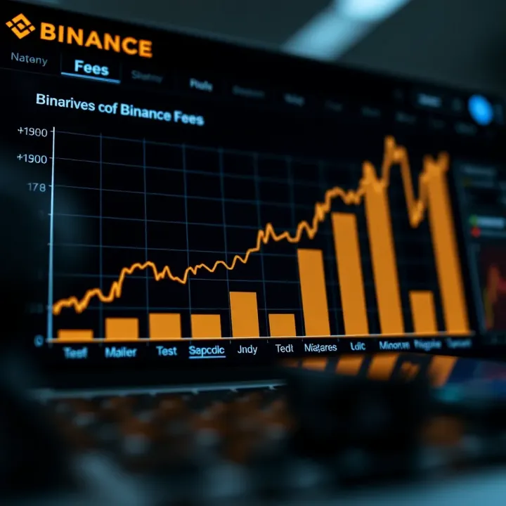 Graph comparing Binance fees with other cryptocurrency platforms