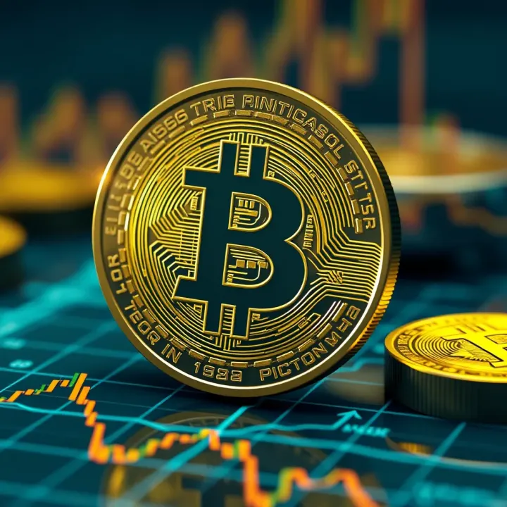 Illustration of Bitcoin price predictions with regulatory impact and financial models