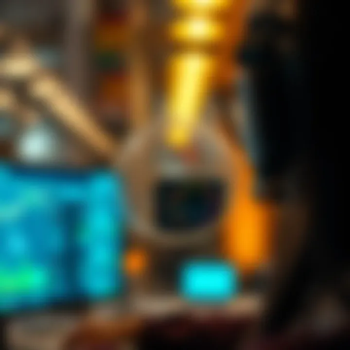 Diagram illustrating technology sector responses to market instability