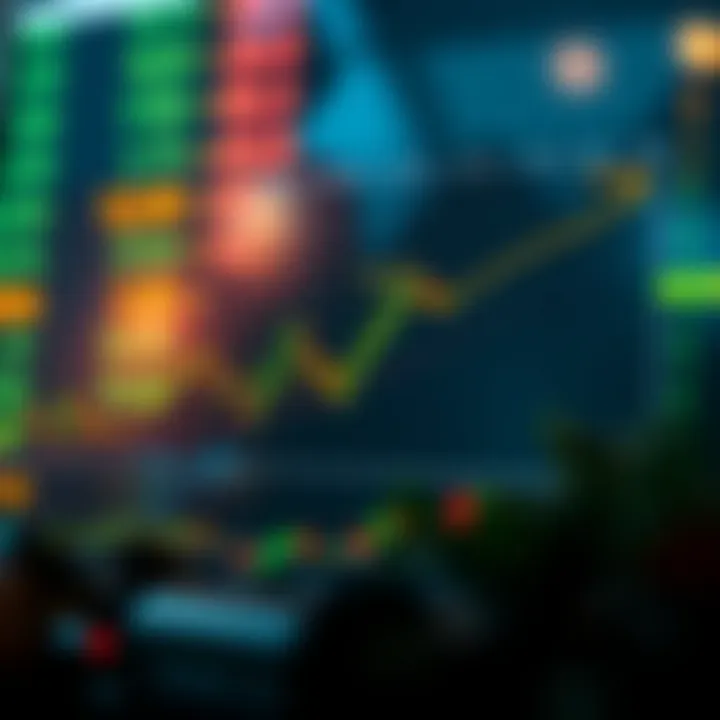 Common Strategies and Risk Management in Binary Options Trading Graph illustrating common binary options trading strategies with risk management elements