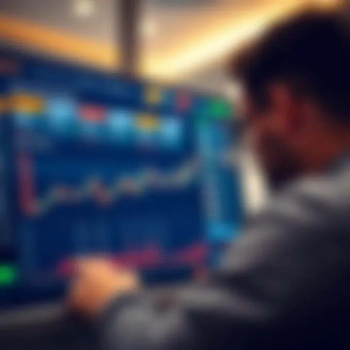 Dashboard displaying various financial assets and real-time trading options on Binomo platform