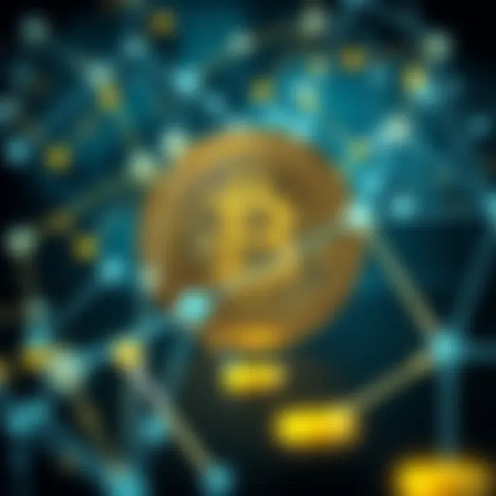 Bitcoin and its Global Market Influence Digital illustration of Bitcoin with global network connections symbolizing market influence