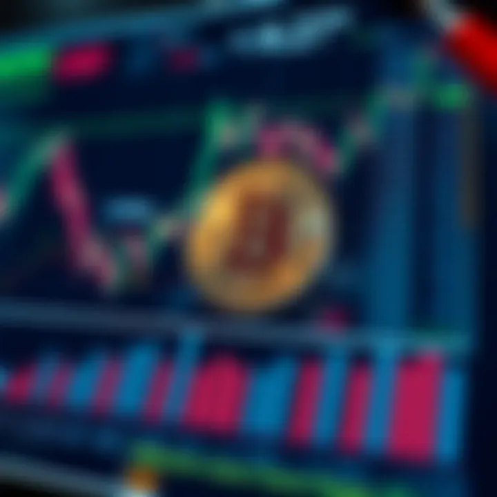 Financial chart highlighting factors influencing Bitcoin market value and investor trends