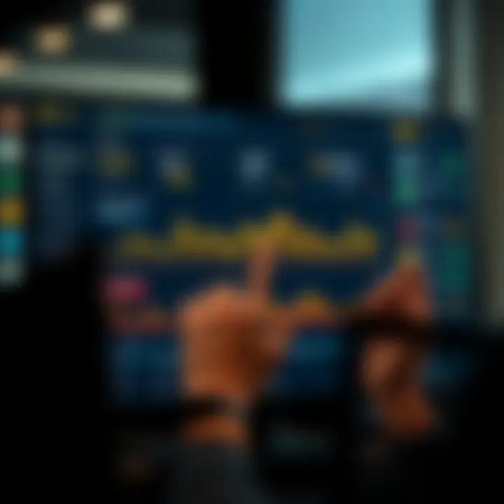 Dashboard interface showcasing cryptocurrency market trends and Bitcoin Motion platform features