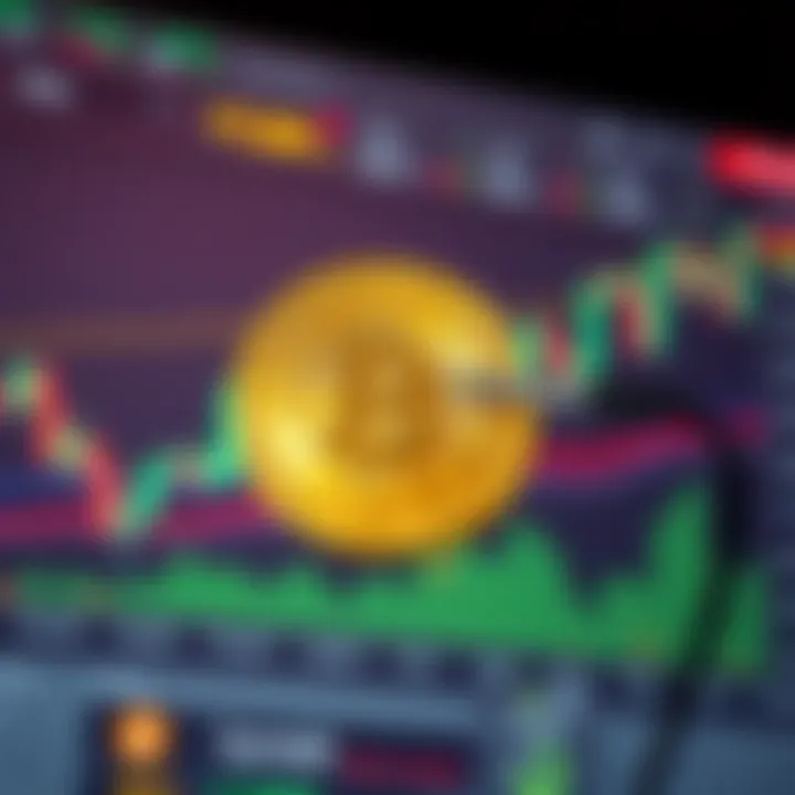 Technical and Fundamental Analysis of Bitcoin Trends Chart depicting technical and fundamental analysis tools applied to forecast Bitcoin's future value