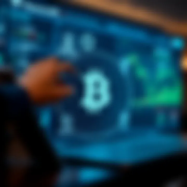 Visual representation of security features and legal compliance elements in BitQT platform