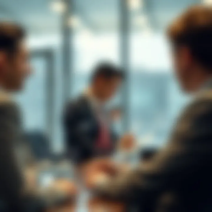 Diagram illustrating how brokers facilitate transactions in financial markets