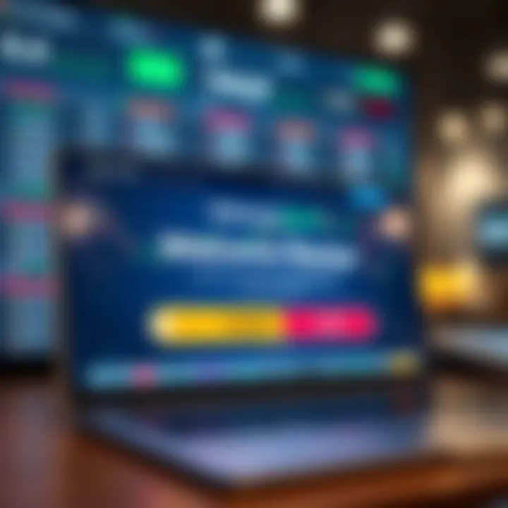 Illustration showing a digital trading platform with a welcome bonus notification