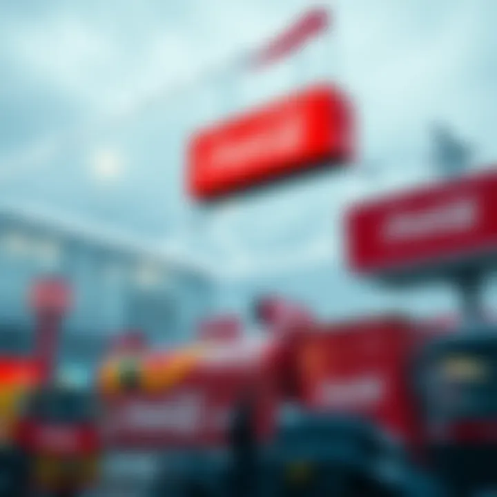 Global distribution network representing Coca-Cola's extensive market reach across continents