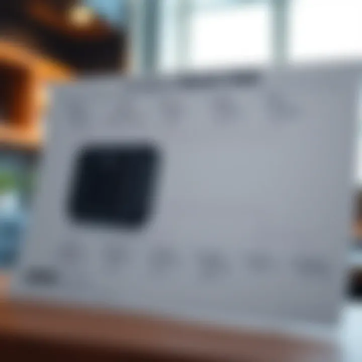 Detailed diagram showcasing the key features and technical specifications of the Boom 1000 device