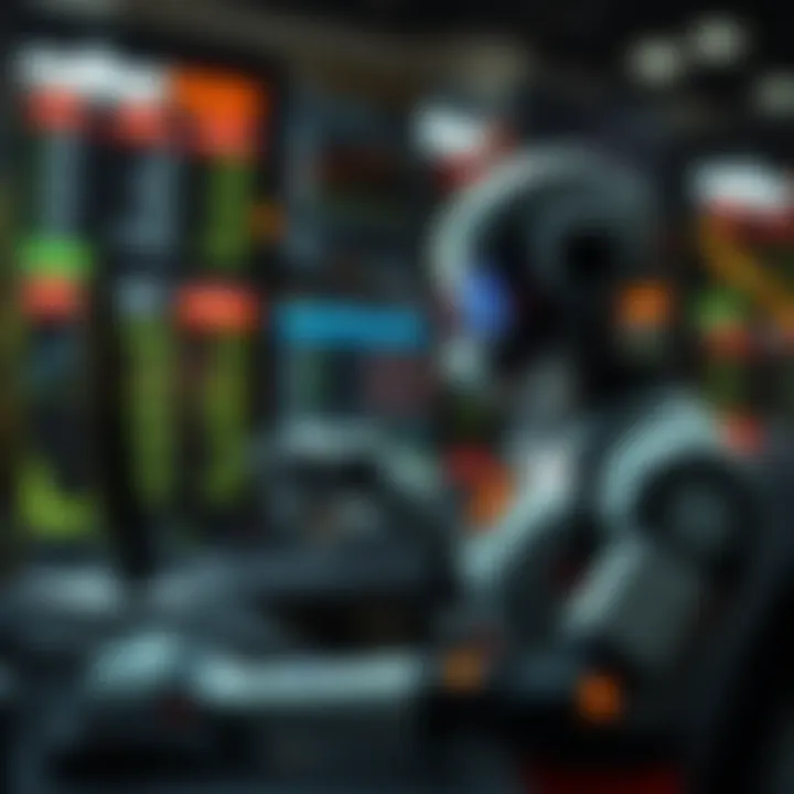 Visual representation of benefits and risks associated with using Deriv trading bots