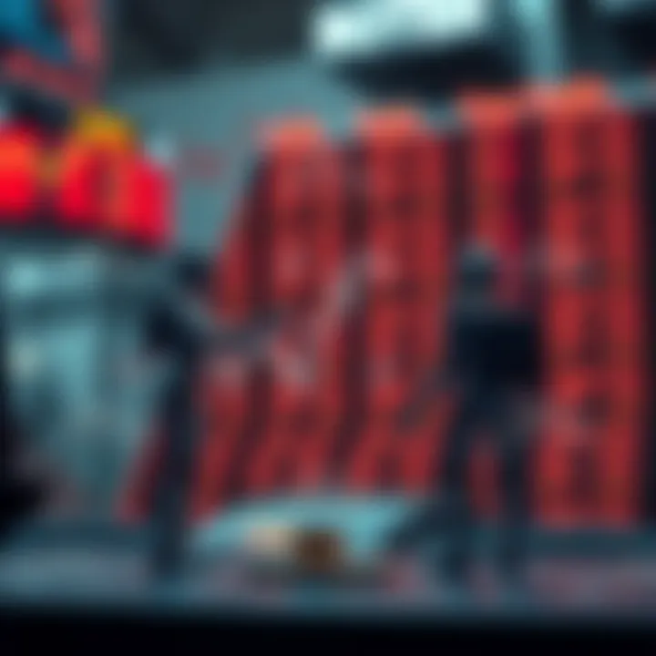 Diagram illustrating how free trading bots execute automated buy and sell orders in a financial market