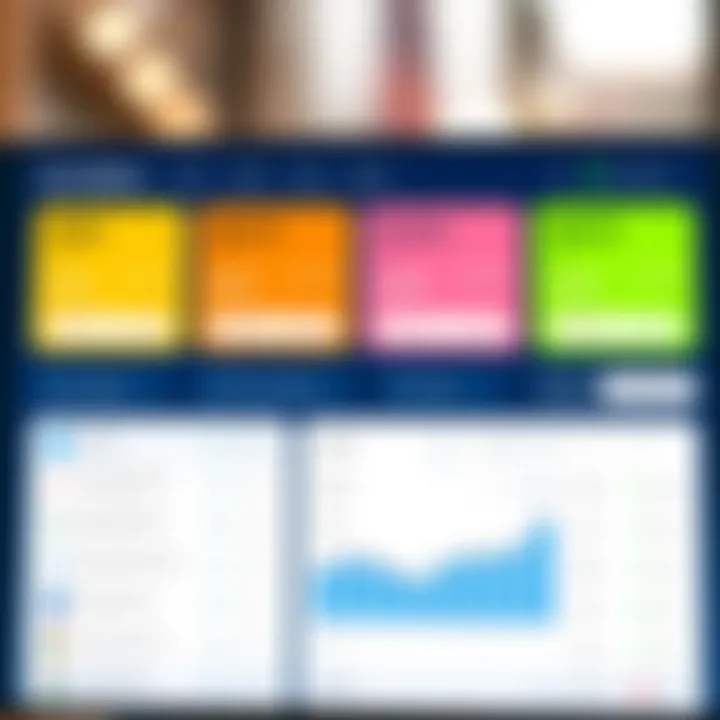 Dashboard displaying various loan options and interest rates on a financial comparison platform