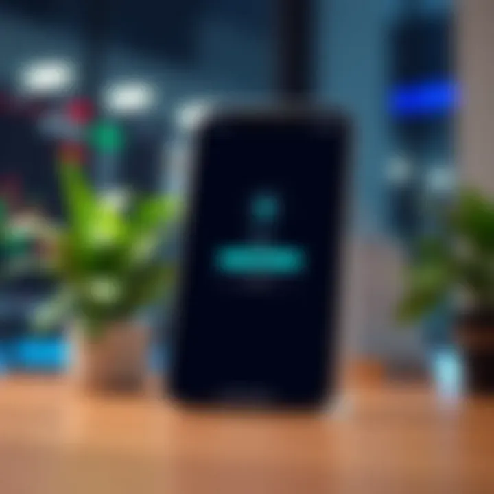 Secure login screen of the Deriv app emphasizing safety features for online trading in Colombia