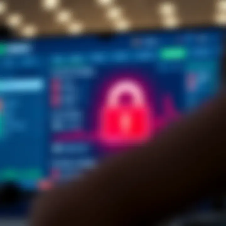 Dashboard view of Deriv showing trading options and account security settings