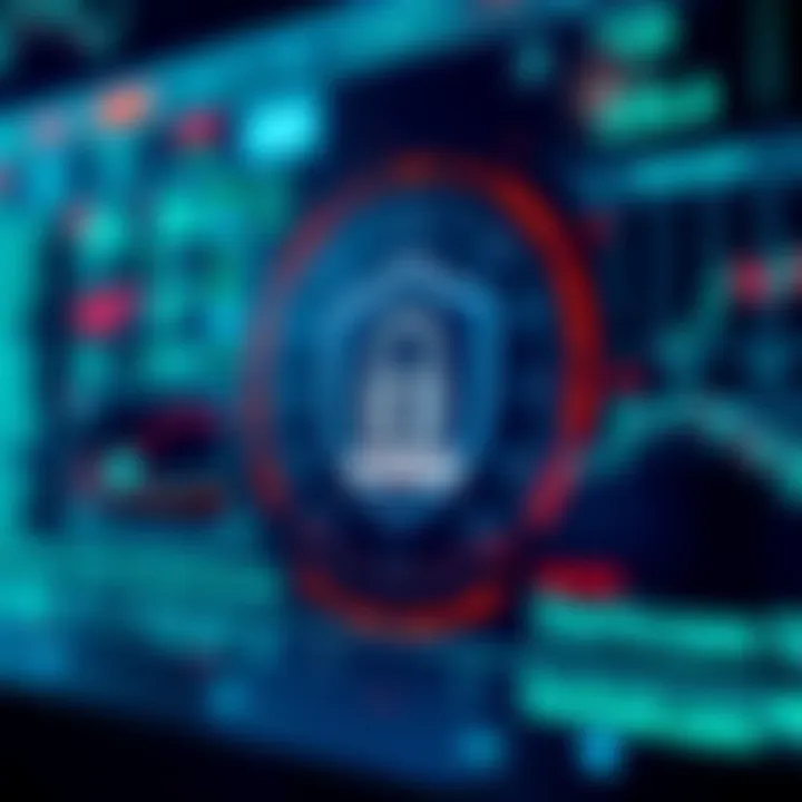 Illustration of digital security measures protecting online trading platforms
