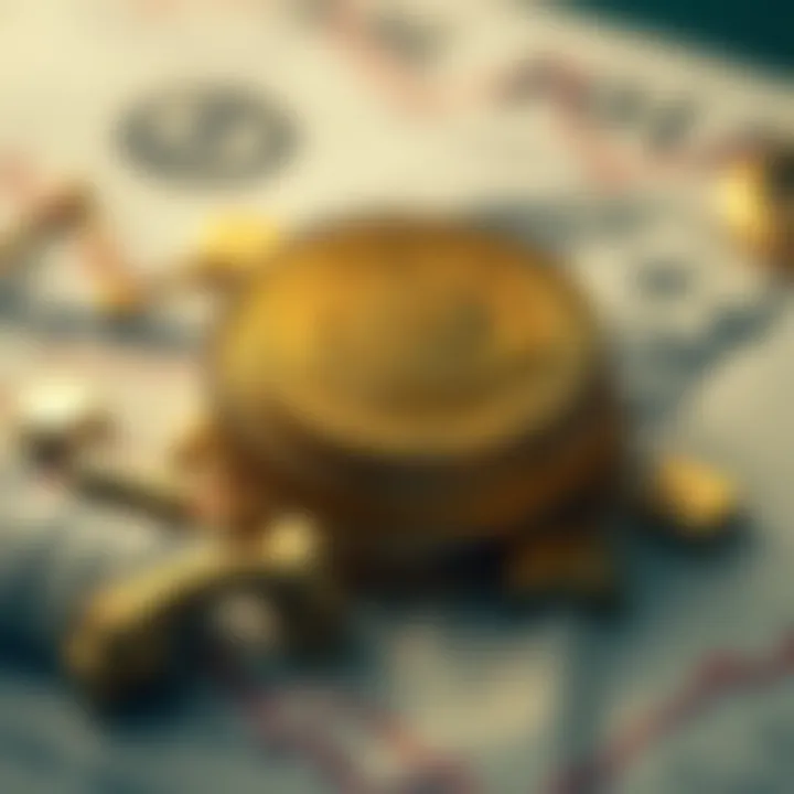Visual representation of economic and geopolitical factors influencing gold valuation