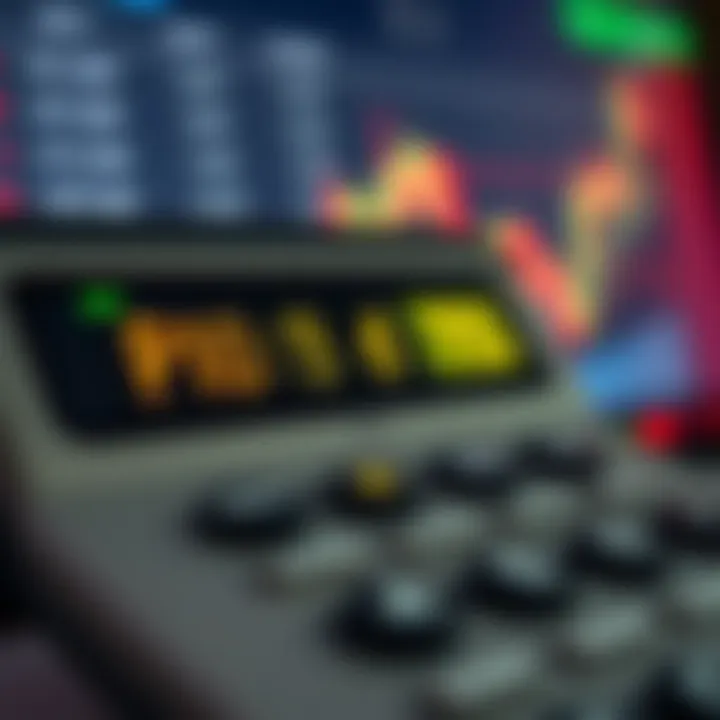 Forex pip calculator interface showing currency pair and pip value