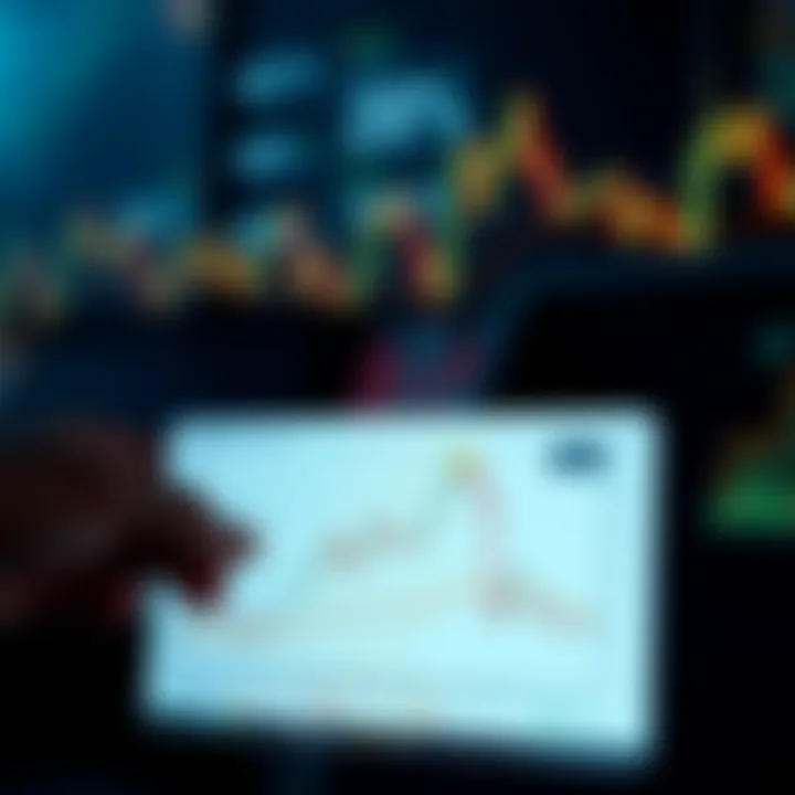 Graph illustrating pip value impact on forex trading profits and losses