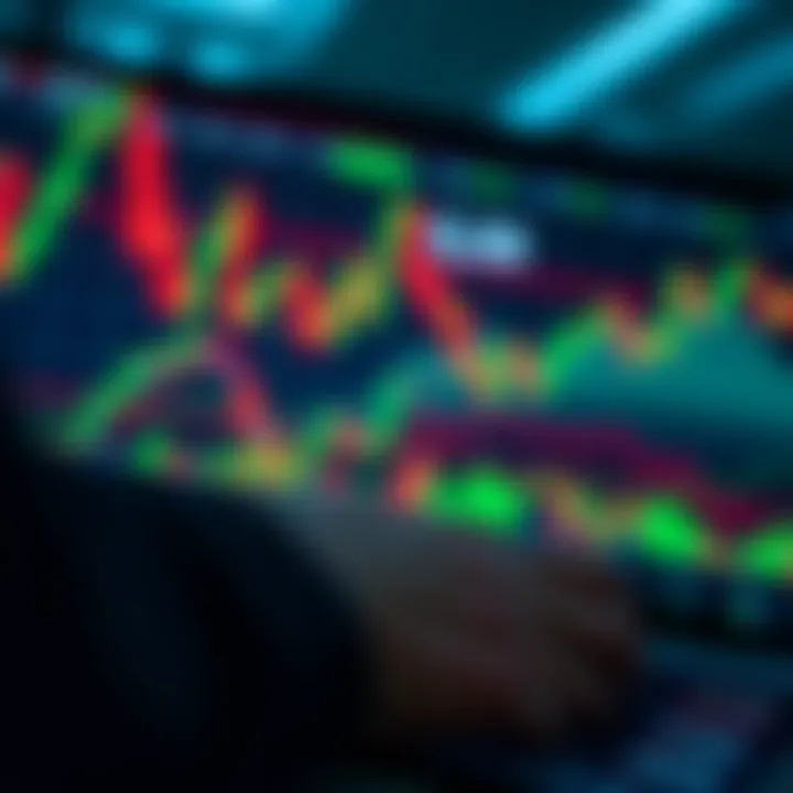 Conceptual illustration of risk management involving currency exchange and financial graphs