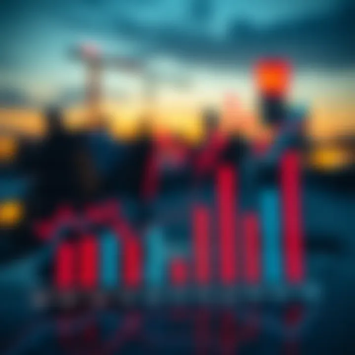 Graph showing the performance trends of synthetic indices in various market conditions