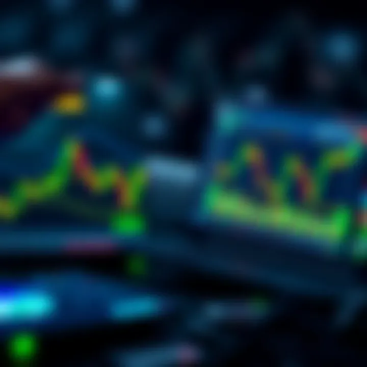 Illustration of digital platforms displaying secure cryptocurrency trading interfaces
