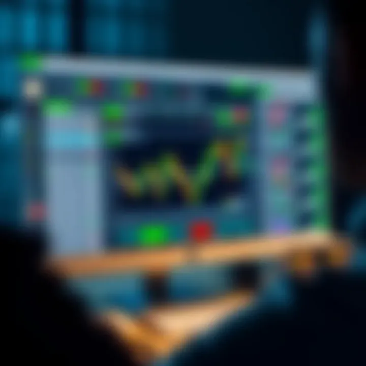 Interface showing Deriv platform with binary options trading charts and controls