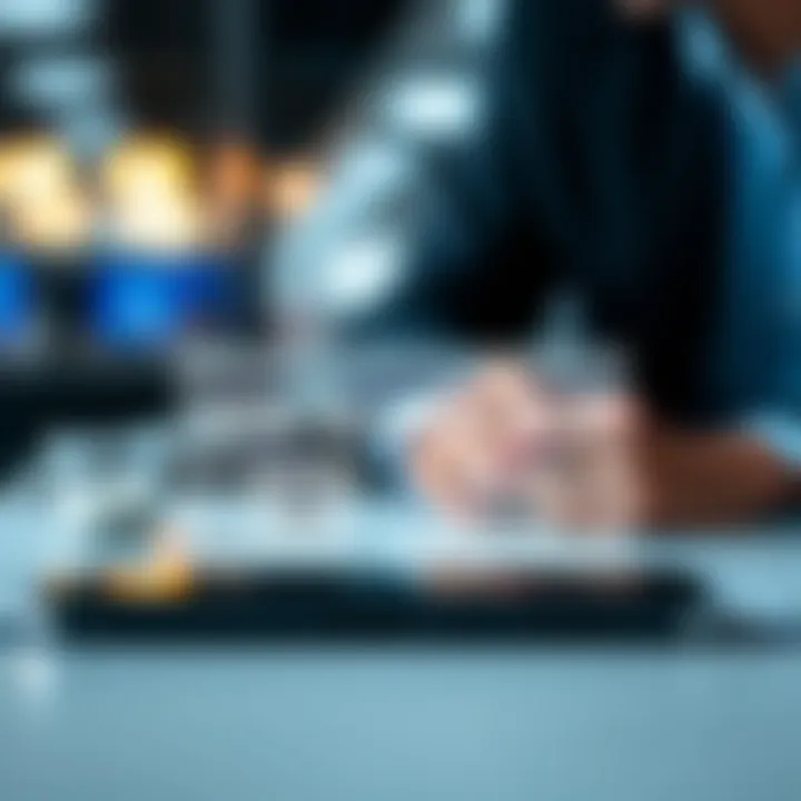 Diagram showing risk management and planning in financial operations