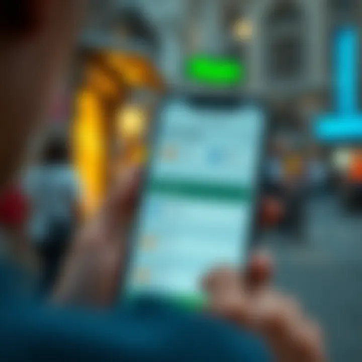 Mobile phone screen showing Davivienda app with transfer options