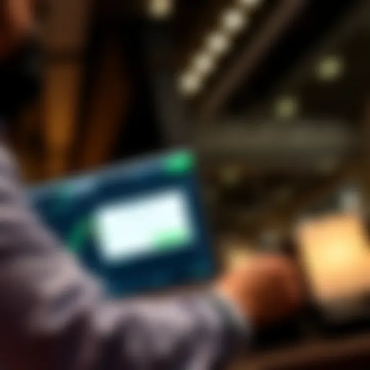 User registering account on IQ Option trading platform