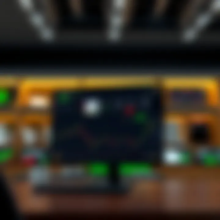 Screenshot of IQ Option trading platform displaying various financial assets and live charts