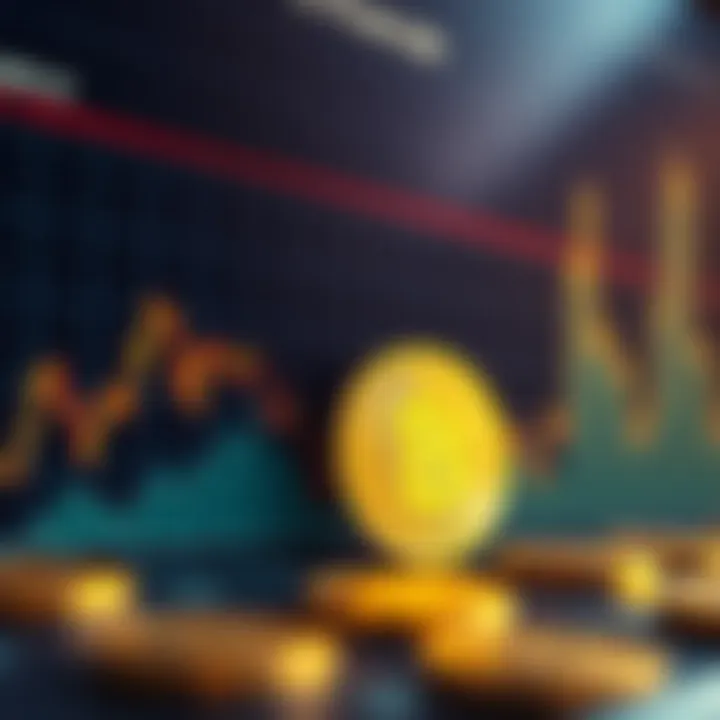 Graph illustrating Bitcoin price fluctuations influenced by economic and regulatory changes