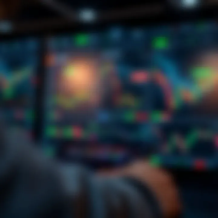 Overview of Quotex trading platform interface showcasing various financial charts and trading tools