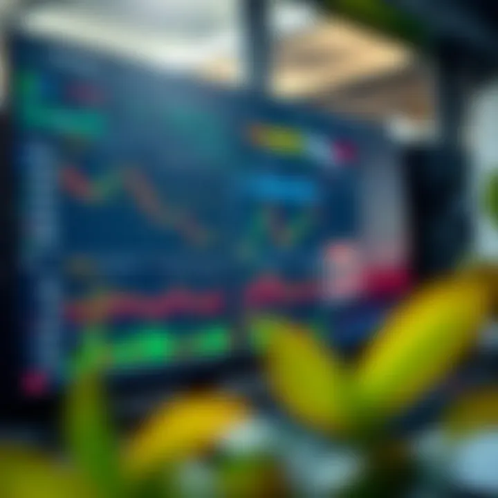 TradingView platform dashboard displaying multiple financial market charts and real-time data