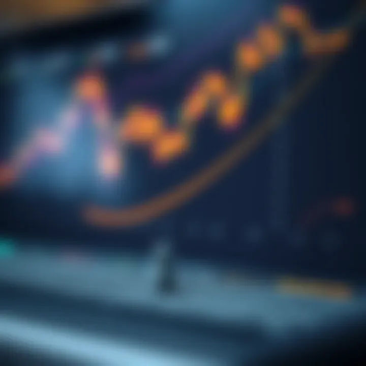 Graph showing the curve of a function alongside its tangent line representing the derivative