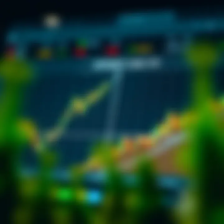Graph illustrating the comparison between options and CFDs in financial trading