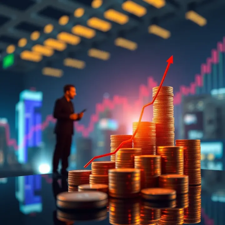 Illustration of financial growth and diversification tailored for Colombian investors using Darwinex
