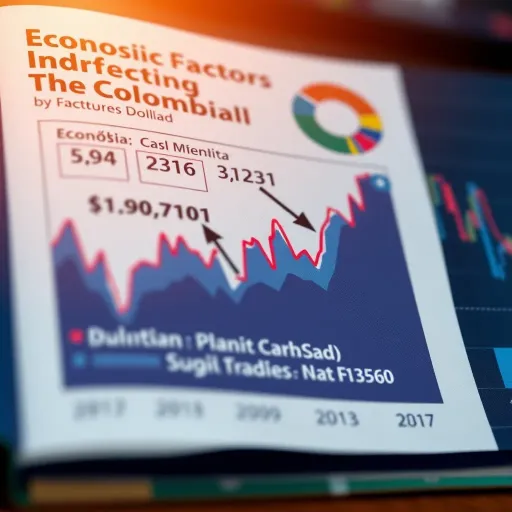 Key Economic Factors Impacting the Colombian Dollar Financial chart illustrating economic factors influencing currency value in Colombia