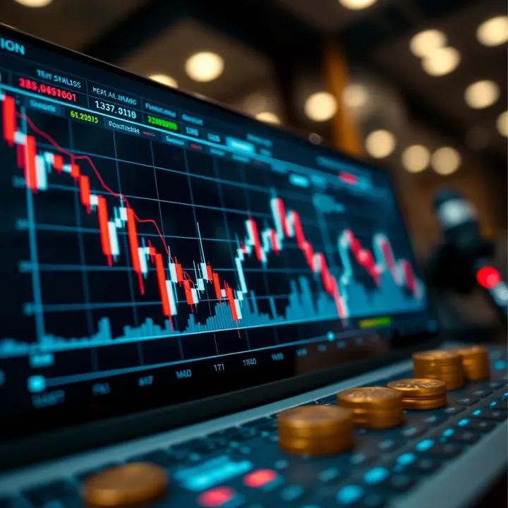 Financial Market Trends and Investment Opportunities on IQ Option Graph depicting financial market trends and investment opportunities on IQ Option