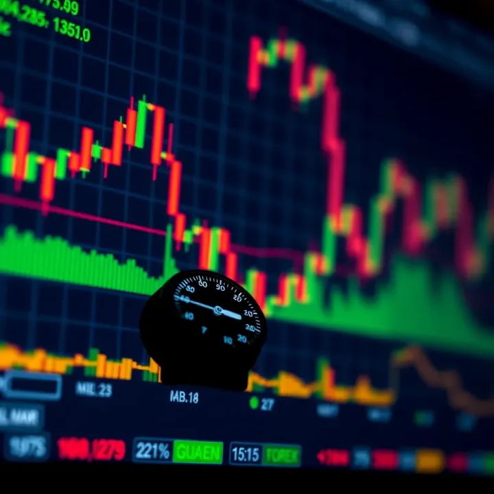 Forex trading platform interface displaying pip counter tool