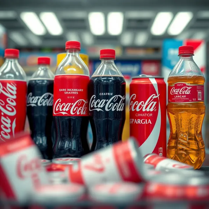 Competitive Landscape of Major Soft Drink Brands in the Global Beverage Market Global beverage market competition with major soft drink brands and product lines
