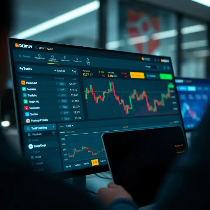 Dashboard overview on www.deriv.com displaying trading options and account management tools