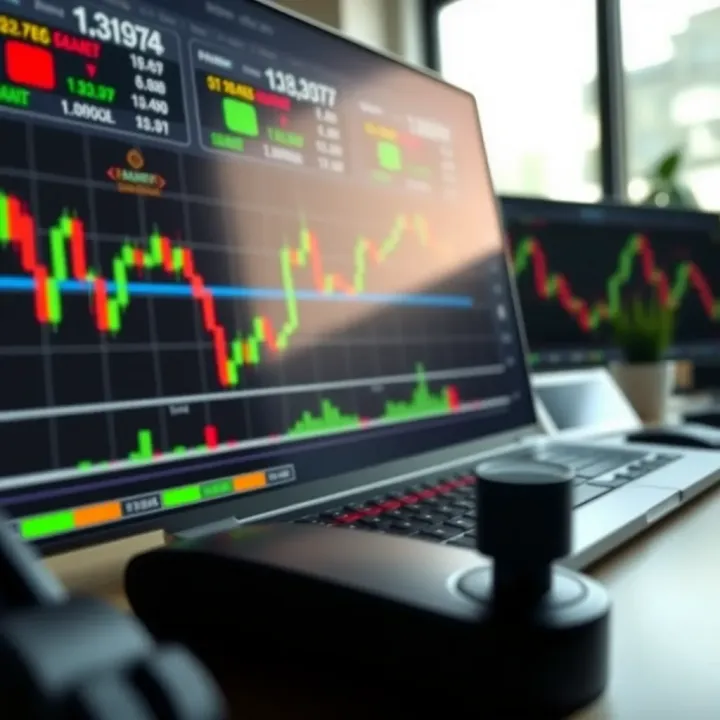 Using Free Forex Signals on a Trading Platform Illustration of trading platform displaying free Forex signals and market indicators
