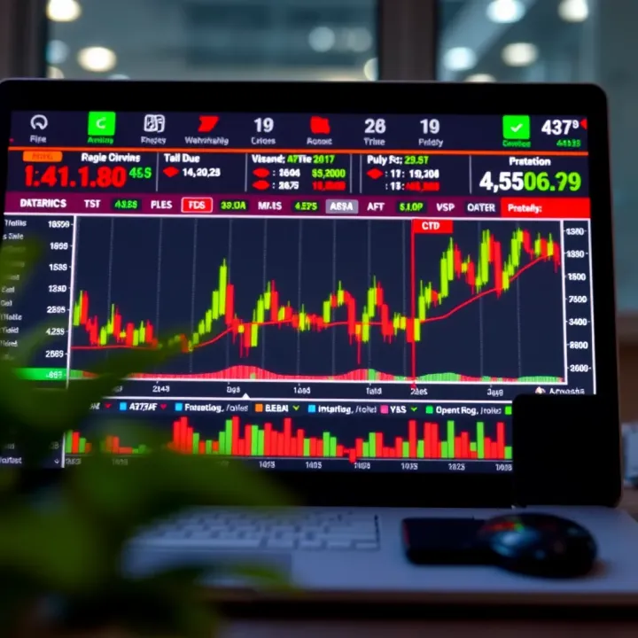 Chart demonstrating investment strategies using options and CFDs in Colombia