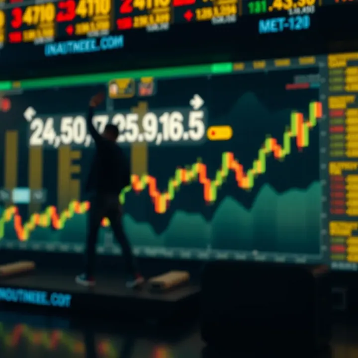 Illustration of investment strategies to mitigate risks amid volatile market conditions