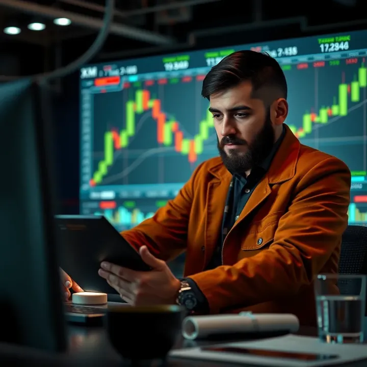 Trader analyzing conditions to maximize benefits from XM bonus