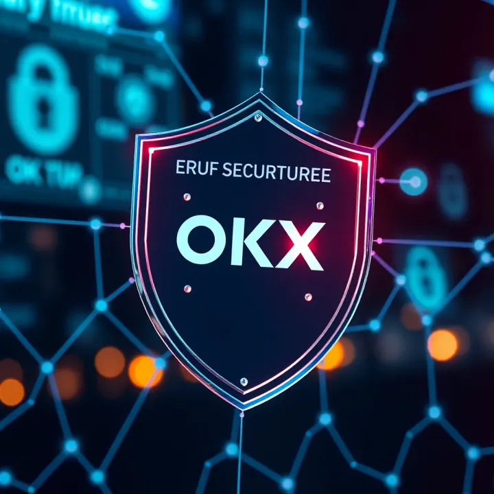 Reliable Security Features of OKX Cryptocurrency Platform Secure digital shield symbolizing cryptocurrency platform protection