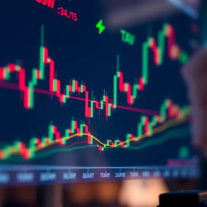 Visual Representation of Pips Movement in Forex Trading Graph showing pip movement on Forex currency pairs chart