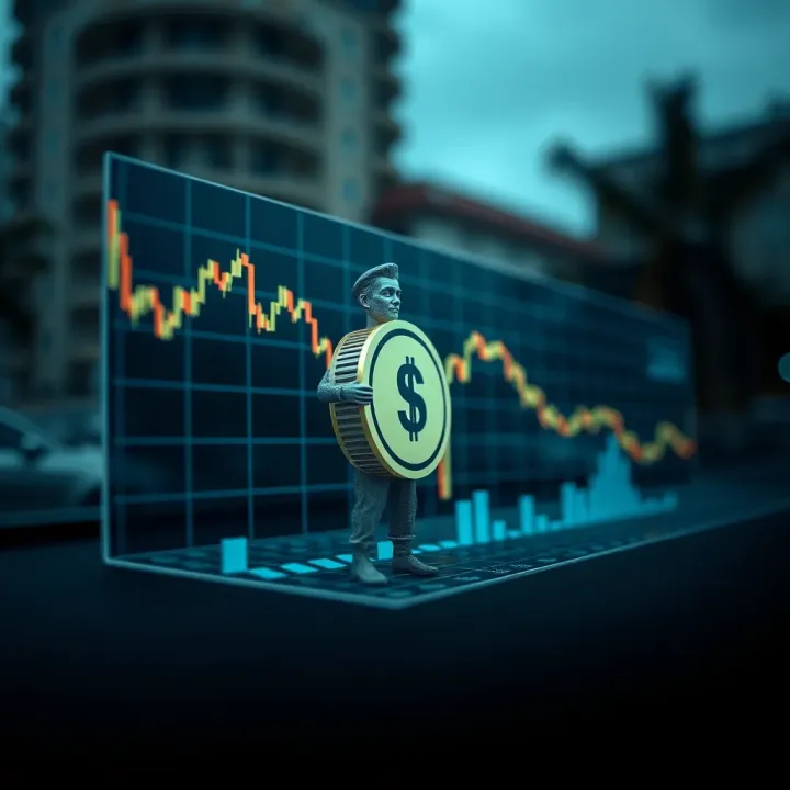 Graph showing key factors influencing the US dollar exchange rate in Colombia including economic indicators and market sentiment