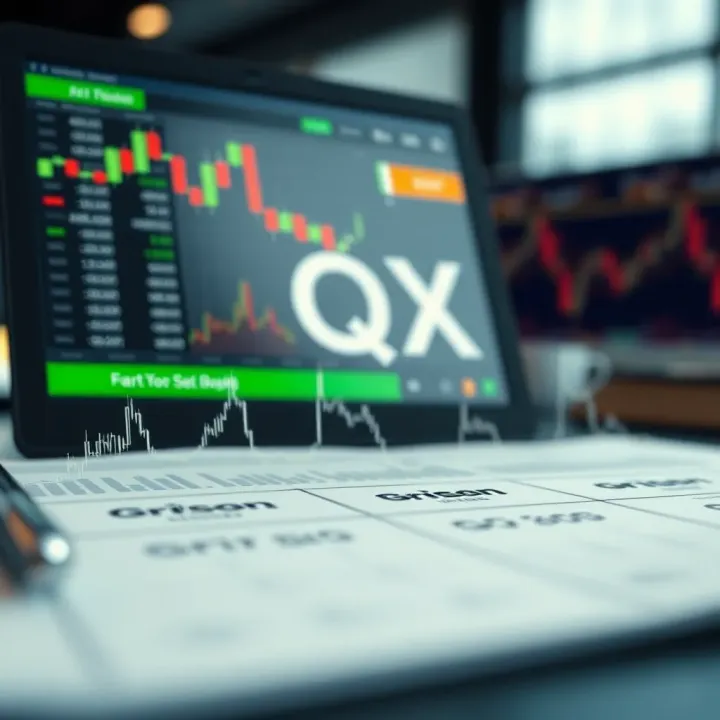 QX Broker Account Types and Trading Tools Explained Illustration of different types of trading accounts and financial tools available for investors